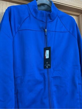 Men’s Antigua Electric Blue Full-Zip Jacket